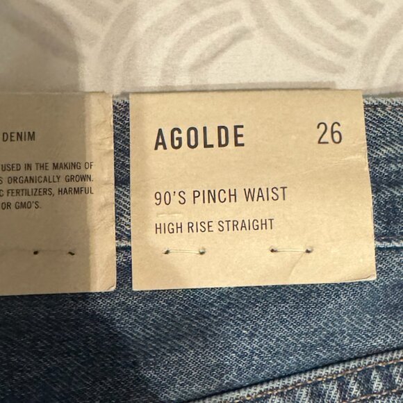 NWT AGOLDE '90S PINCH WAIST JEAN - Picture 6 of 6